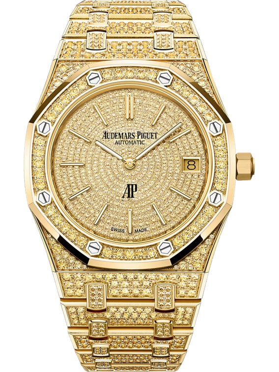 AUDEMARS PIGUET ROYAL OAK “JUMBO” EXTRA-THIN 39MM 18-CARAT YELLOW GOLD