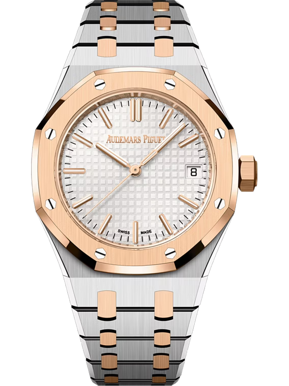 AUDEMARS PIGUET ROYAL OAK SELFWINDING 37MM STAINLESS STEEL / 18-CARAT PINK GOLD
