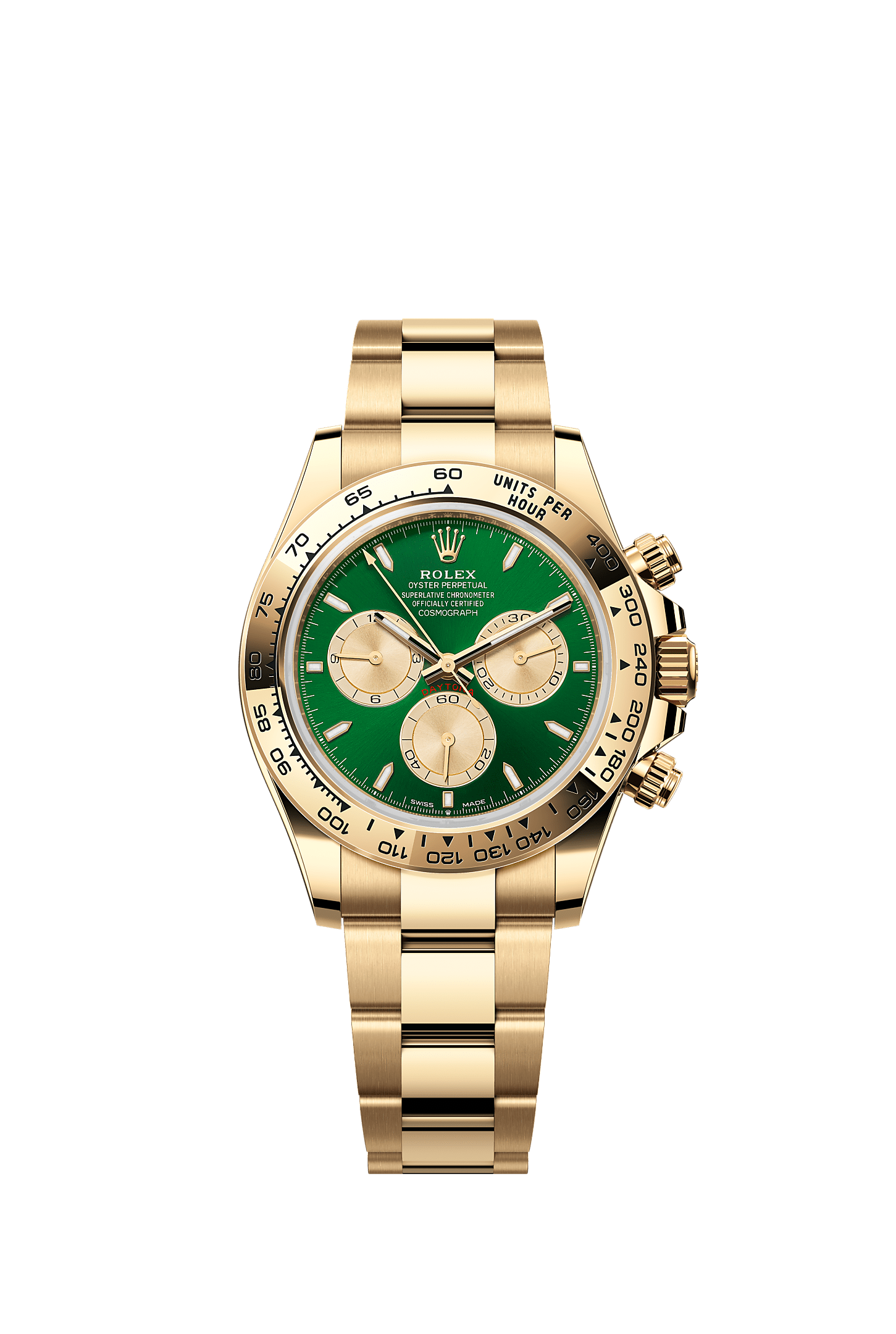 ROLEX COSMOGRAPH DAYTONA "JOHN MAYER" 40MM YELLOW GOLD GREEN AND GOLDEN DIAL 126508 – NEW 2025 / 2026