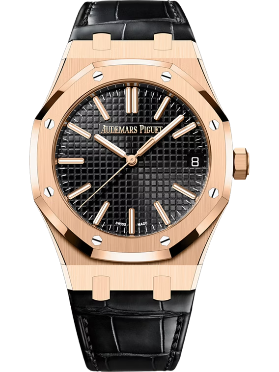 AUDEMARS PIGUET ROYAL OAK SELFWINDING 41MM 18-CARAT PINK GOLD