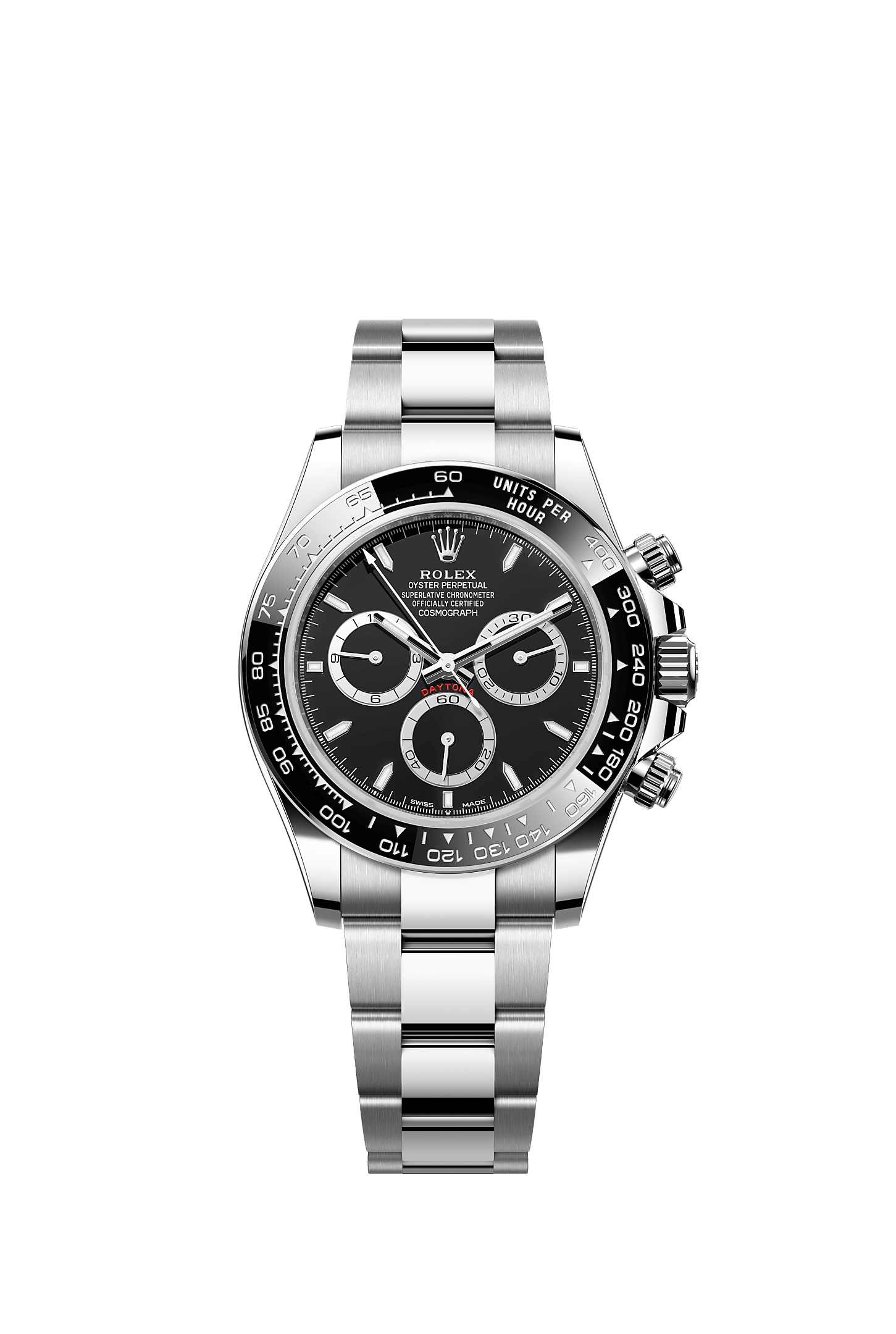 ROLEX COSMOGRAPH DAYTONA 40MM BLACK DIAL BLACK CERAMIC BEZEL 126500LN – NEW 2025 / 2026