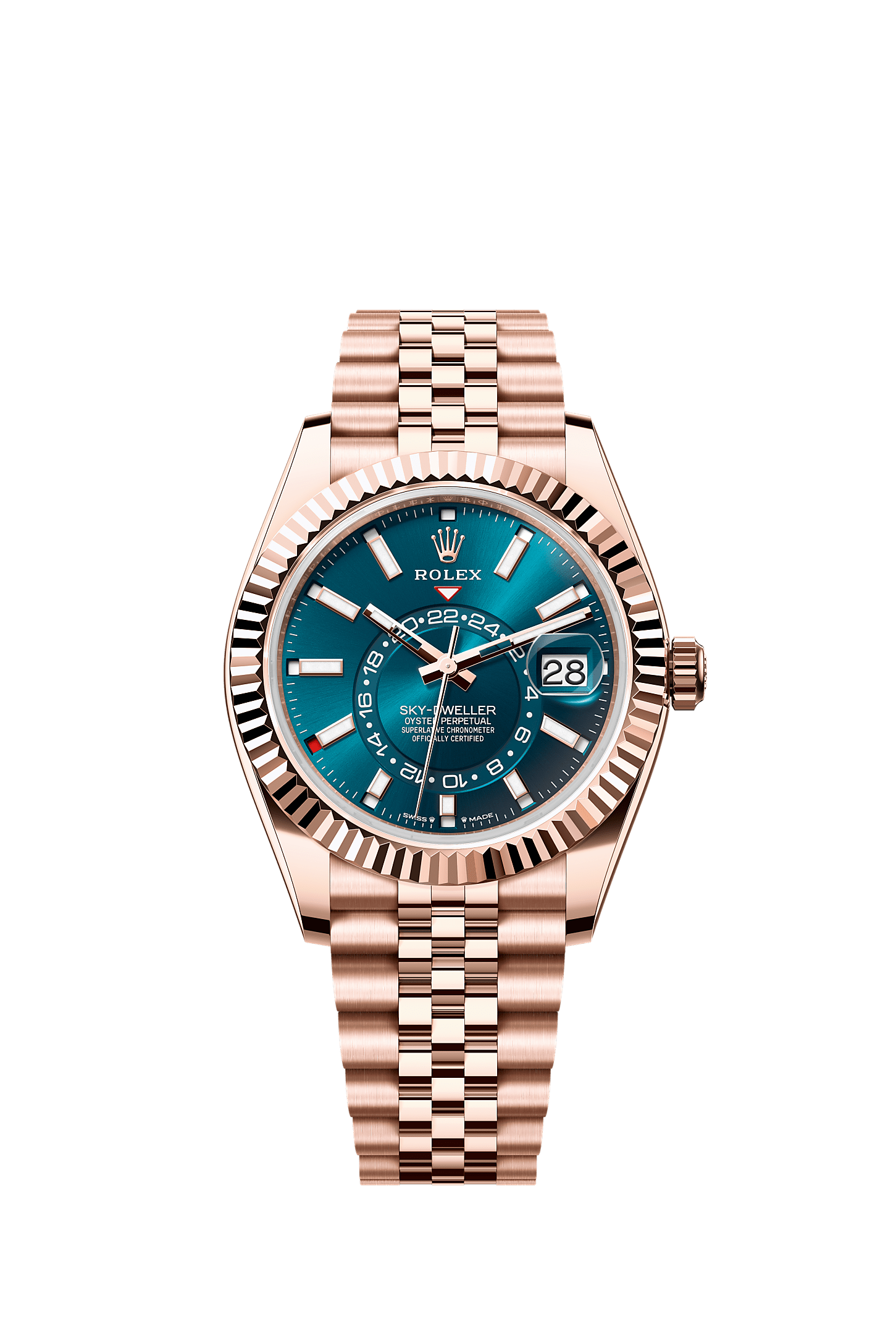 ROLEX SKY-DWELLER 42MM ROSE GOLD BLUE DIAL JUBILEE BRACELET 336935 – NEW 2025 / 2026