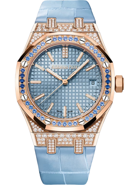AUDEMARS PIGUET ROYAL OAK SELFWINDING 37MM 18-CARAT PINK GOLD