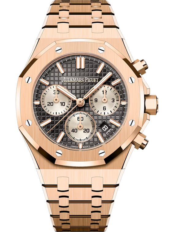 AUDEMARS PIGUET ROYAL OAK SELFWINDING CHRONOGRAPH 38MM 18-CARAT PINK GOLD