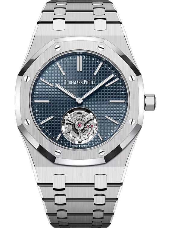 AUDEMARS PIGUET ROYAL OAK SELFWINDING FLYING TOURBILLON EXTRA-THIN (RD#3) 39MM STAINLESS STEEL
