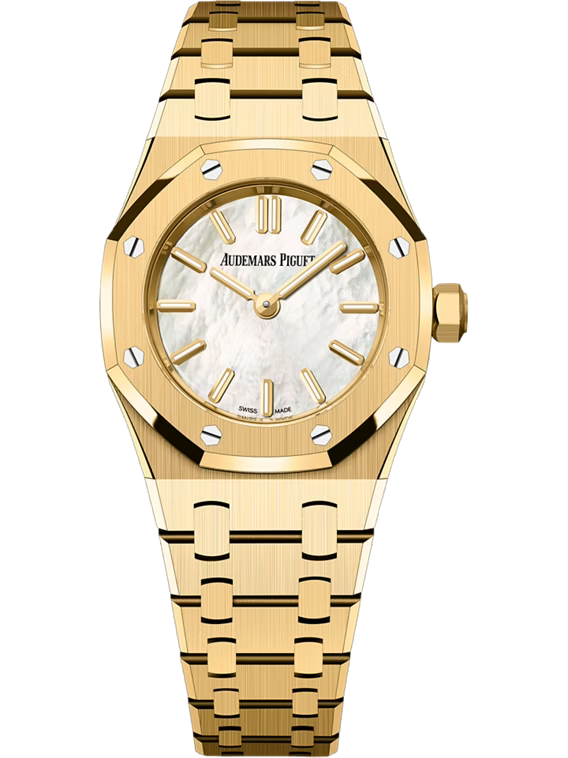 AUDEMARS PIGUET ROYAL OAK MINI QUARTZ 23MM 18-CARAT YELLOW GOLD