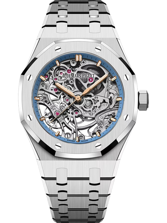 AUDEMARS PIGUET ROYAL OAK DOUBLE BALANCE WHEEL OPENWORKED 37MM 18-CARAT WHITE GOLD