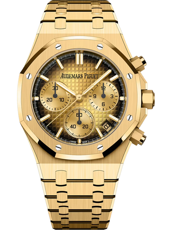 AUDEMARS PIGUET ROYAL OAK SELFWINDING CHRONOGRAPH 41MM 18-CARAT YELLOW GOLD
