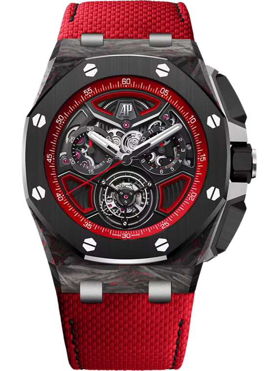 AUDEMARS PIGUET ROYAL OAK OFFSHORE SELFWINDING TOURBILLON CHRONOGRAPH 43MM CARBON