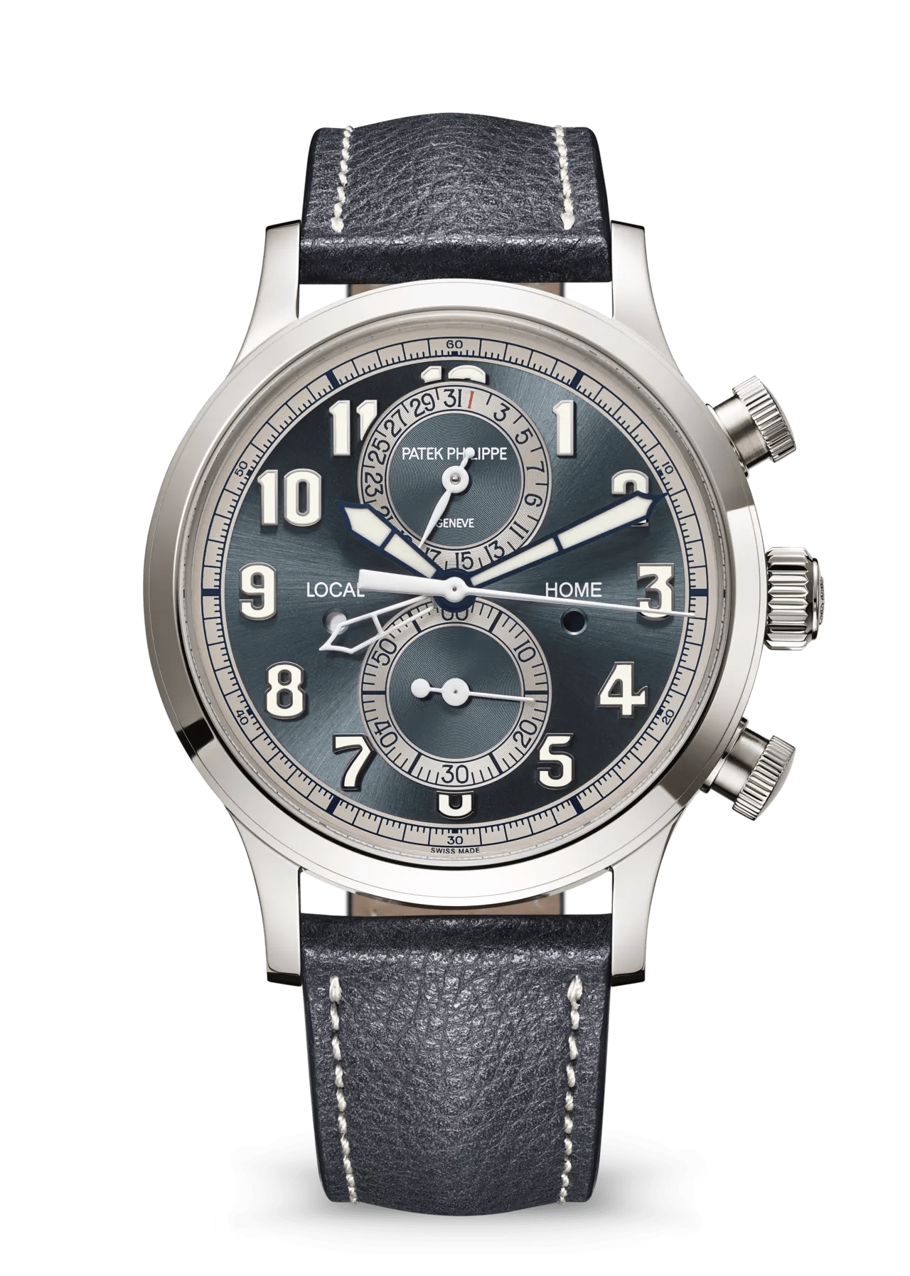PATEK PHILIPPE CALATRAVA 18K WHITE GOLD 42MM BLUE DIAL - 5924G-001
