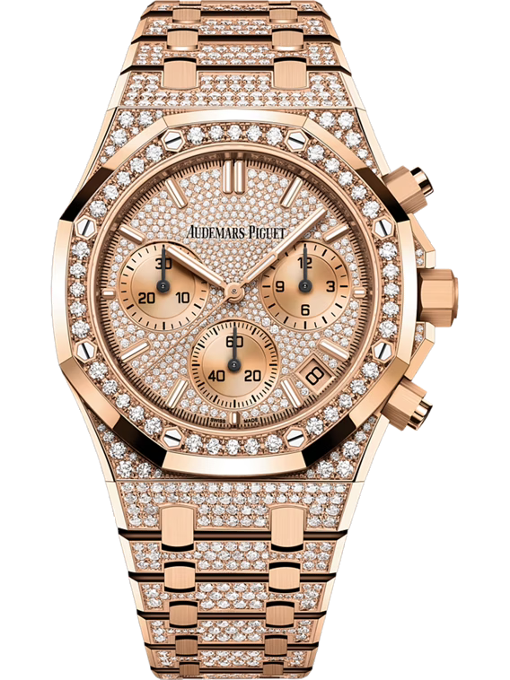 AUDEMARS PIGUET ROYAL OAK SELFWINDING CHRONOGRAPH 41MM 18-CARAT PINK GOLD