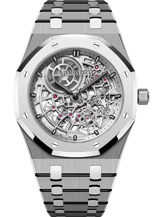 AUDEMARS PIGUET ROYAL OAK “JUMBO” EXTRA-THIN OPENWORKED 39MM TITANIUM