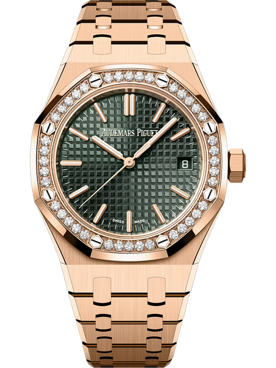 AUDEMARS PIGUET ROYAL OAK SELFWINDING 37MM 18-CARAT PINK GOLD