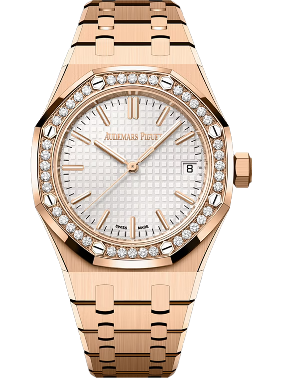 AUDEMARS PIGUET ROYAL OAK SELFWINDING 37MM 18-CARAT PINK GOLD