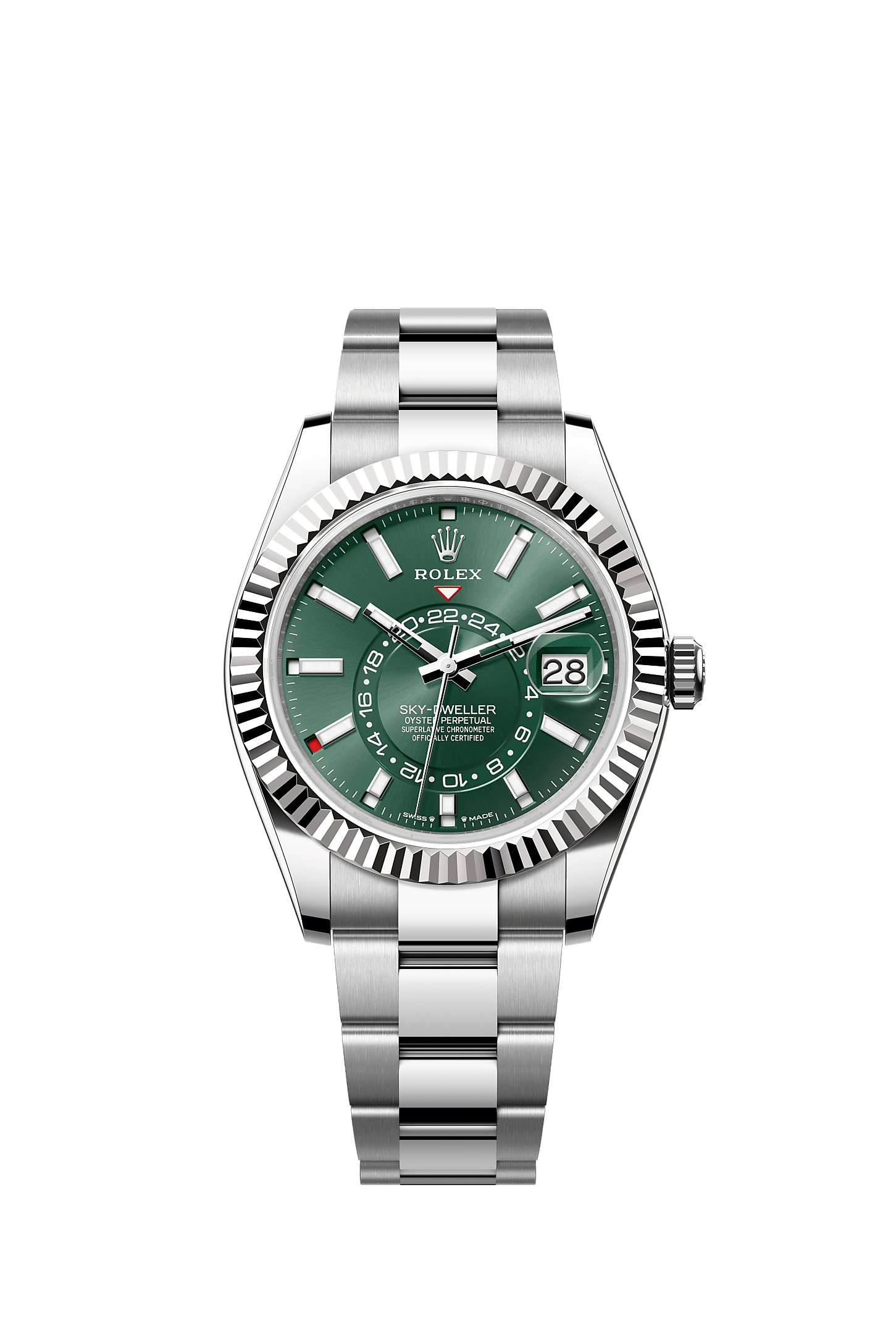 ROLEX SKY-DWELLER 42MM GREEN DIAL OYSTER BRACELET 336934 – NEW 2025 / 2026