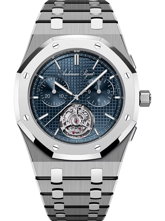 AUDEMARS PIGUET ROYAL OAK EXTRA-THIN SELFWINDING FLYING TOURBILLON CHRONOGRAPH (RD#5) 39MM TITANIUM