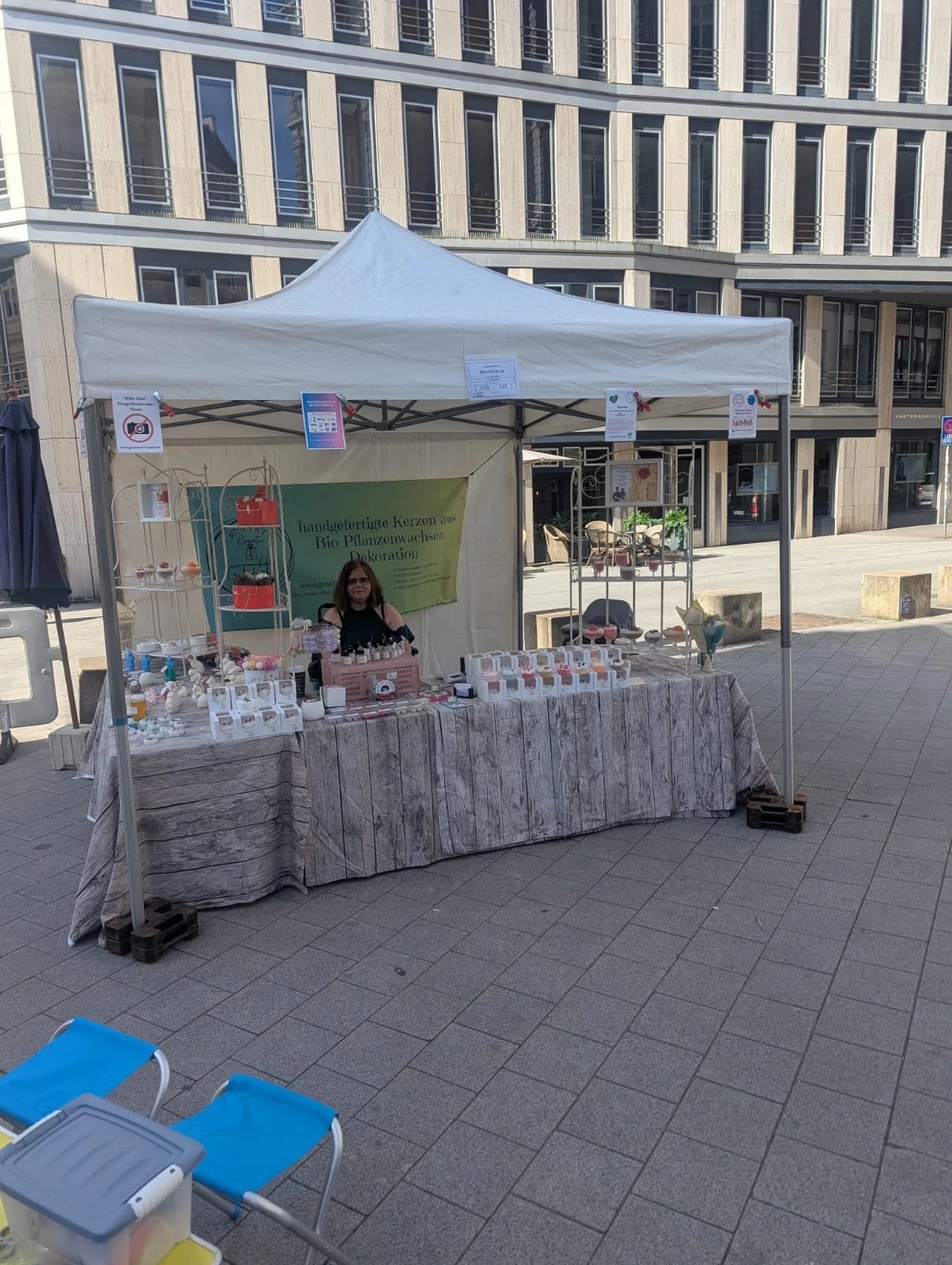 Unser Verkaufsstand: Sie finden uns auf ausgewählten Kunsthandwerkermärkten, Weihnachtsmärkten und Spezialmärkten in Niedersachsen, Schleswig-Holstein, Hamburg und Sachsen-Anhalt.