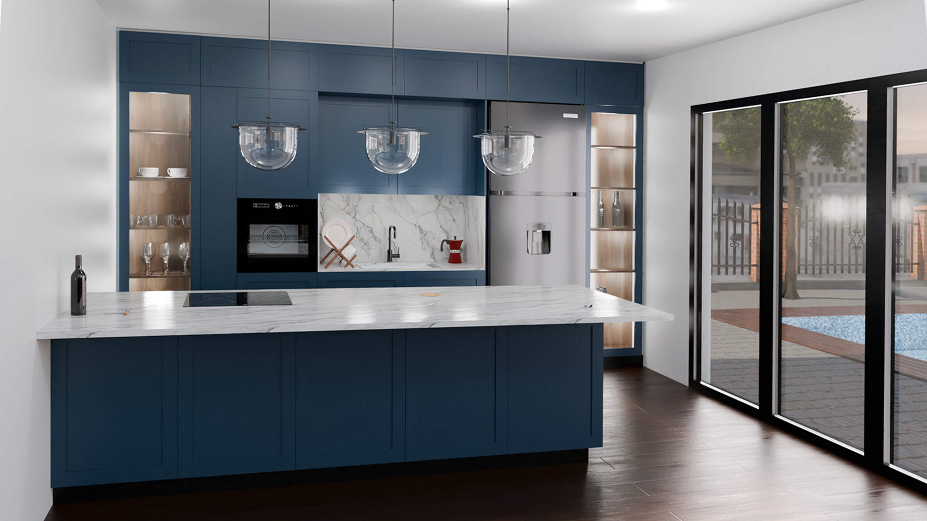An image of the kitchen.