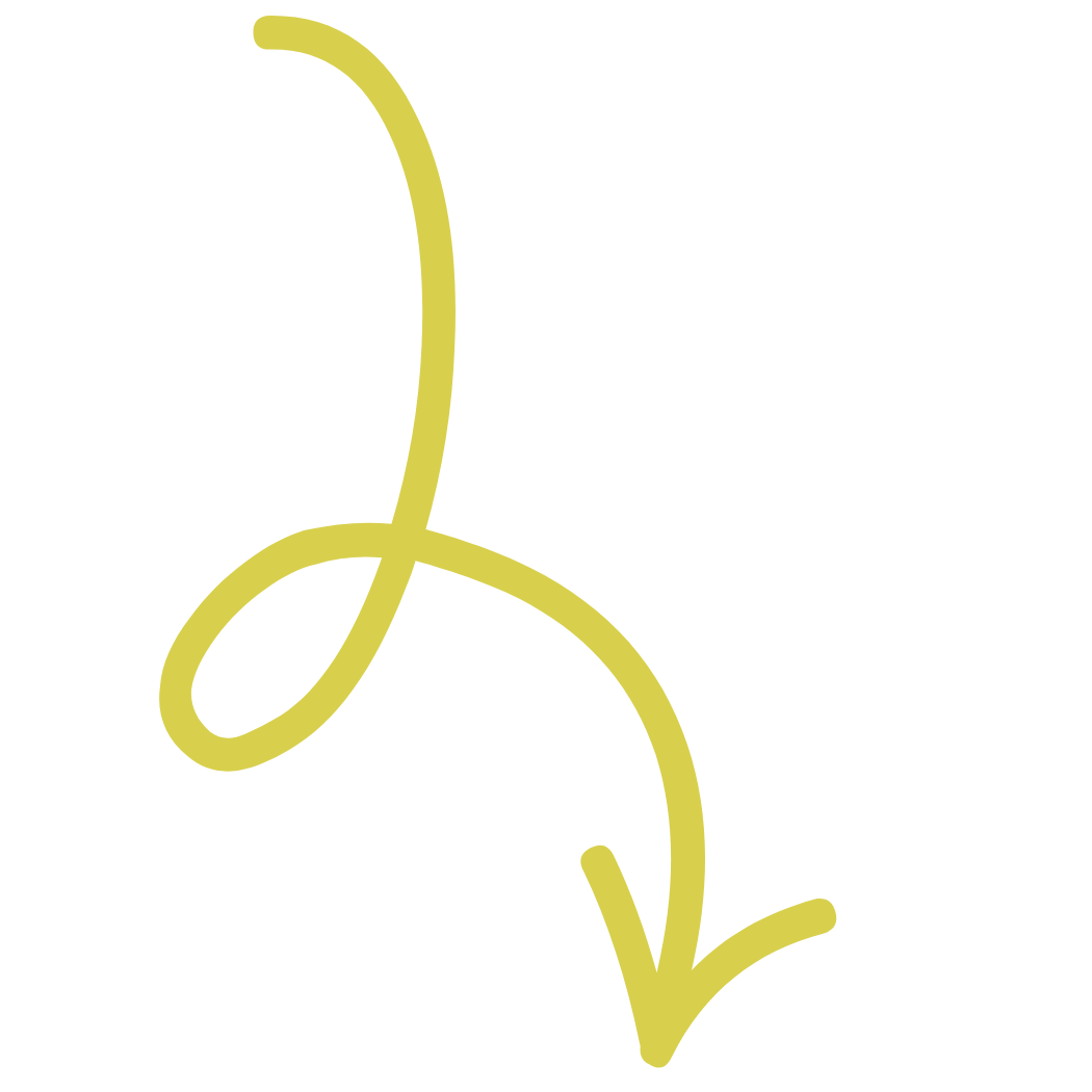 Light green arrow pointing downward with a loop at the top to accent Strong Roots OT where we provide maternal health & pediatric occupational therapy services for women & kids in south New Jersey & Philadelphia.