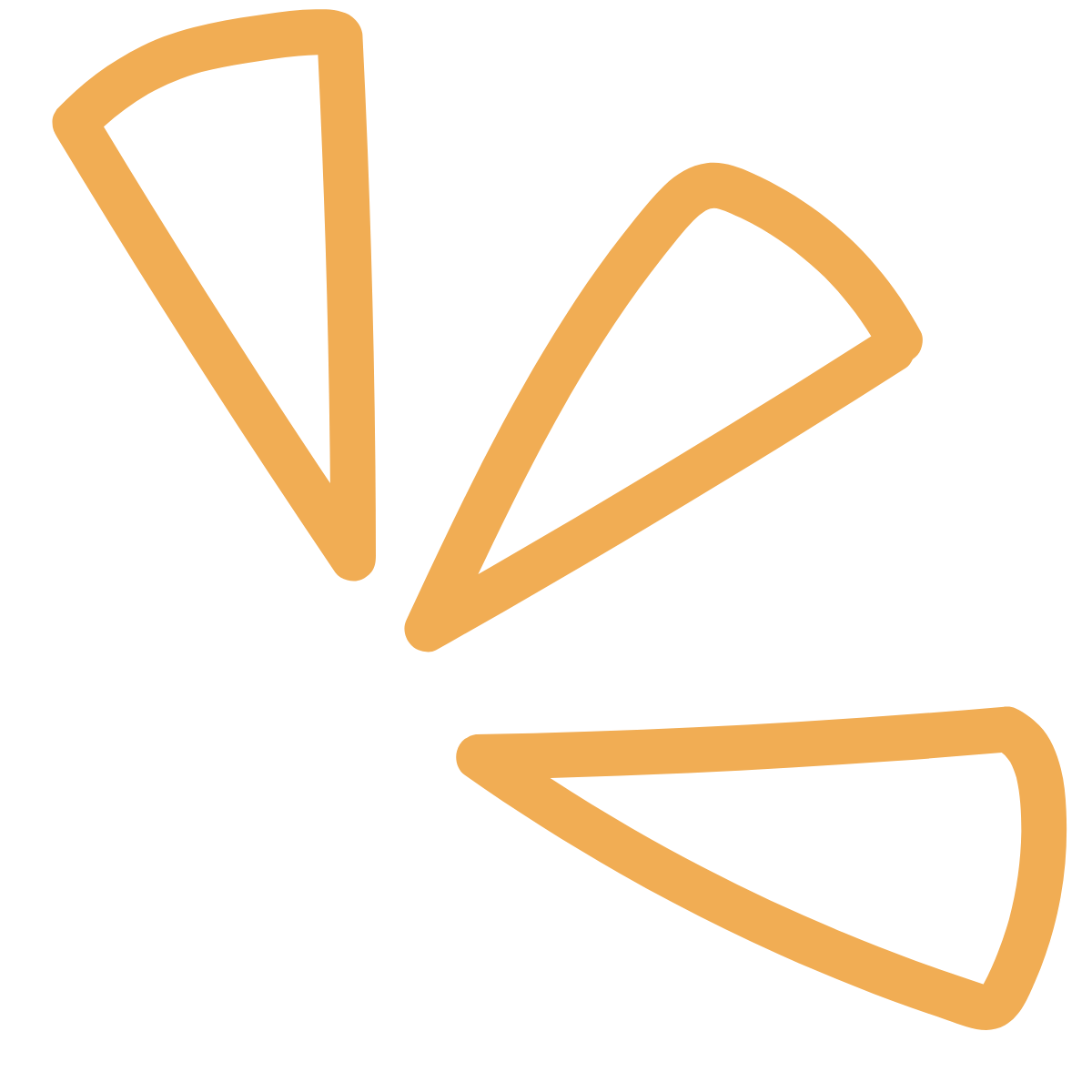 Orange accent on transparent background to represent Strong Roots OT in South NJ & Philadelphia.