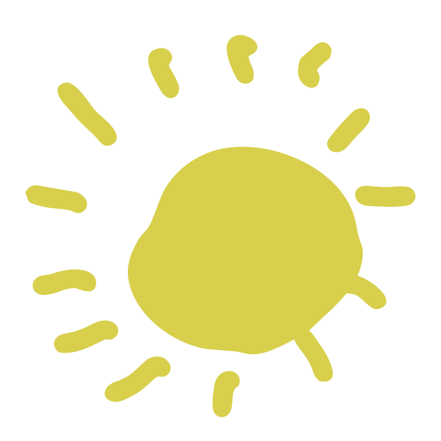 Light green sun to represent Strong Roots OT where we provide maternal health & pediatric occupational therapy services for women & kids in south New Jersey & Philadelphia.