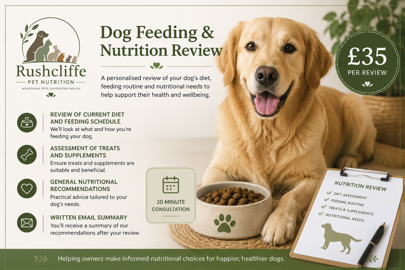 Dog Feeding & Nutrition Review