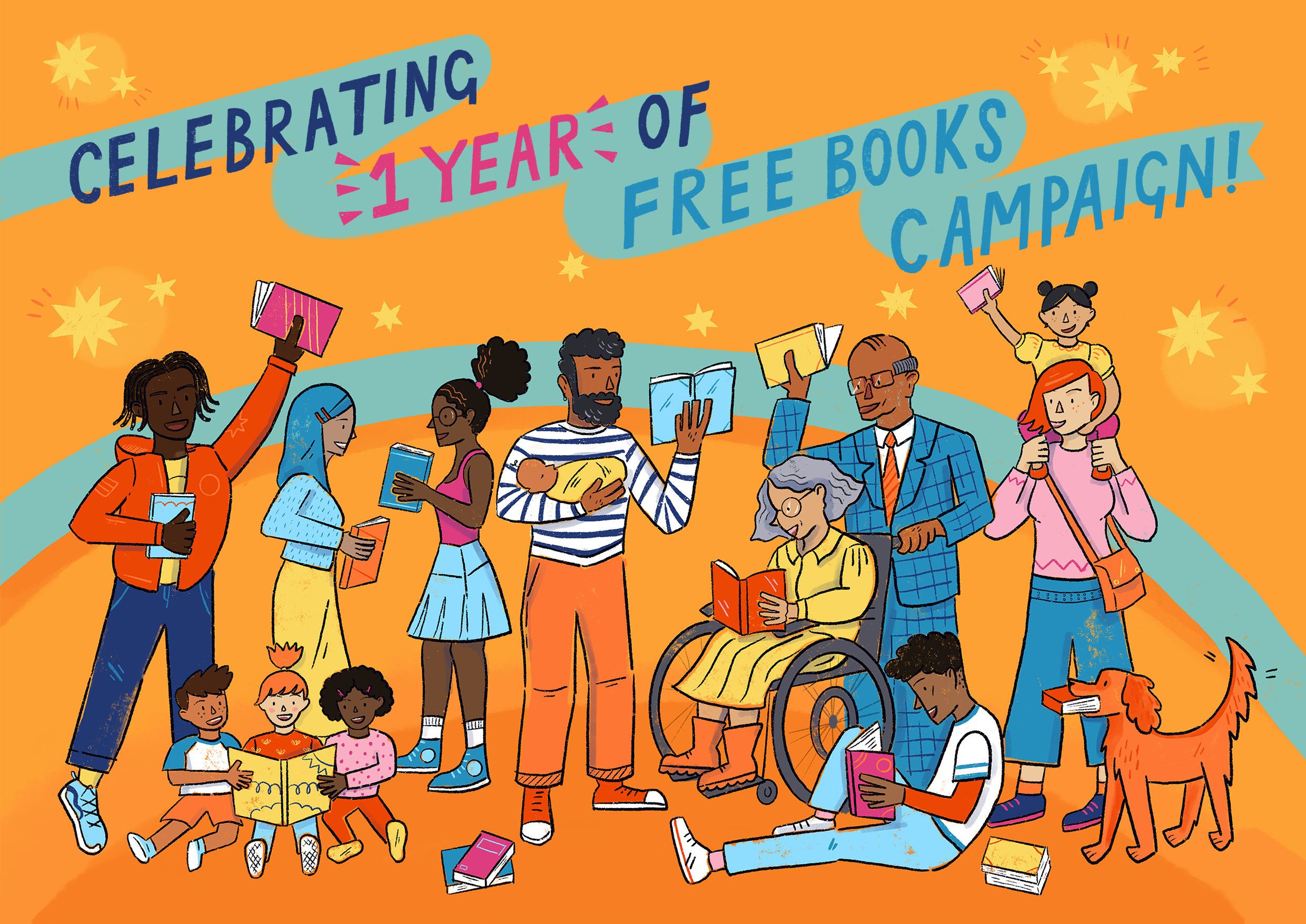 Free Books Campaign Anniversary