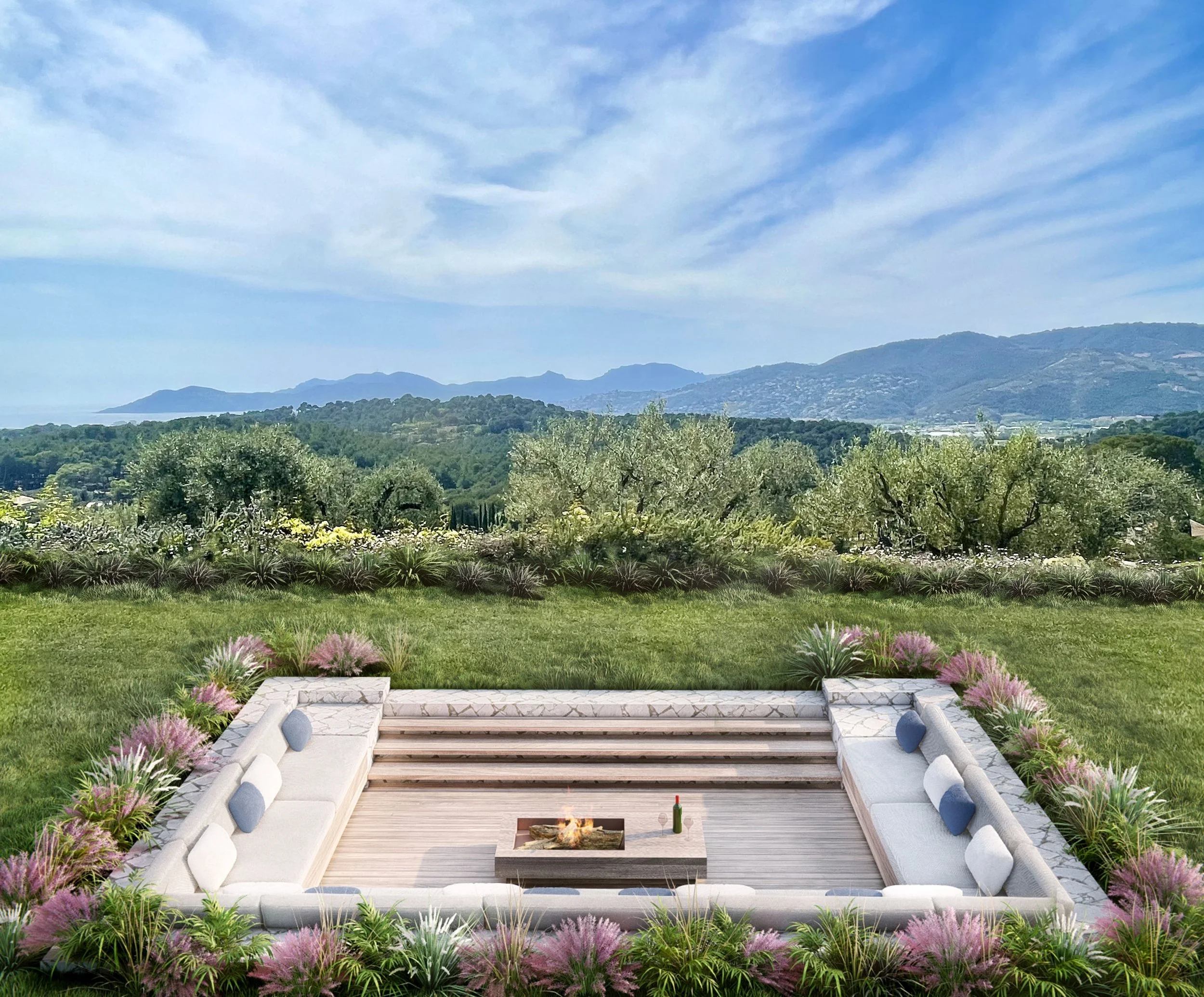 Bastide BY 06
Type de projet: Rénovation
Localisation: Mougins 
Surface: 750 m2 
Terrain: 100 acres