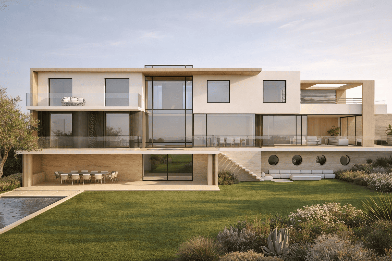 Villa BY 17
Type de projet: Construction neuves 
Localisation: Cap d’Ail 
Surface: 550 m2 
Terrain: 2800 m2