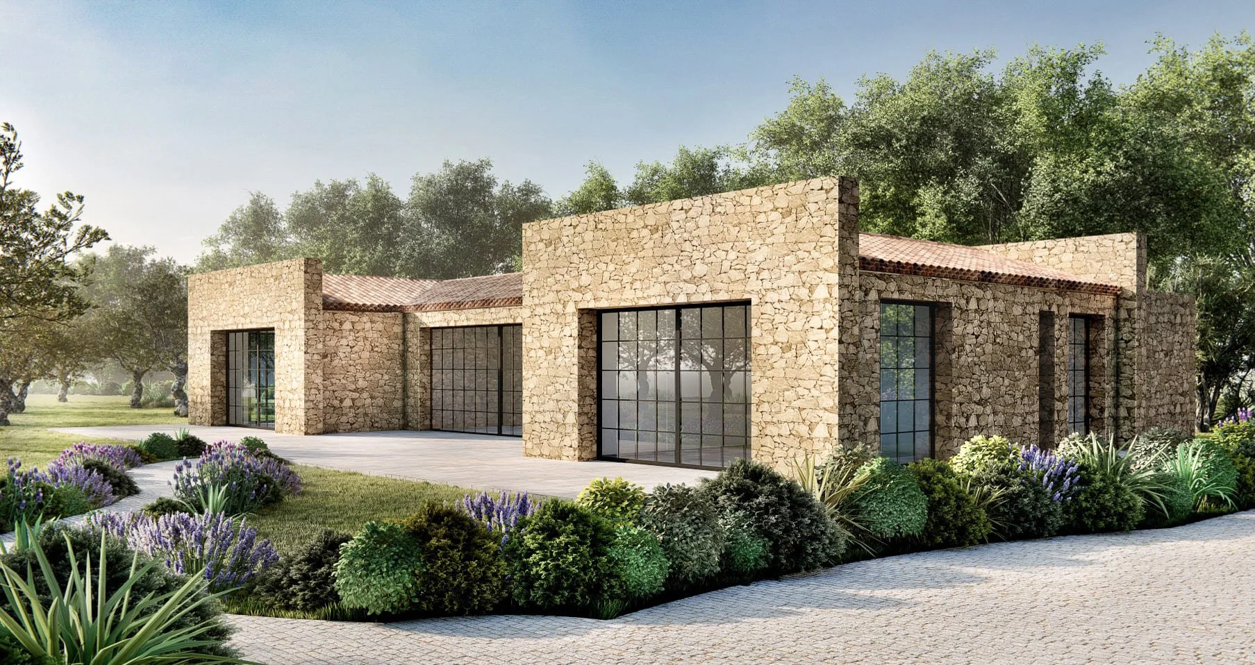 Villa BY 10
Type de projet: Construction neuves 
Localisation: Mougins 
Surface: 250 m2 
Terrain: 100 acres