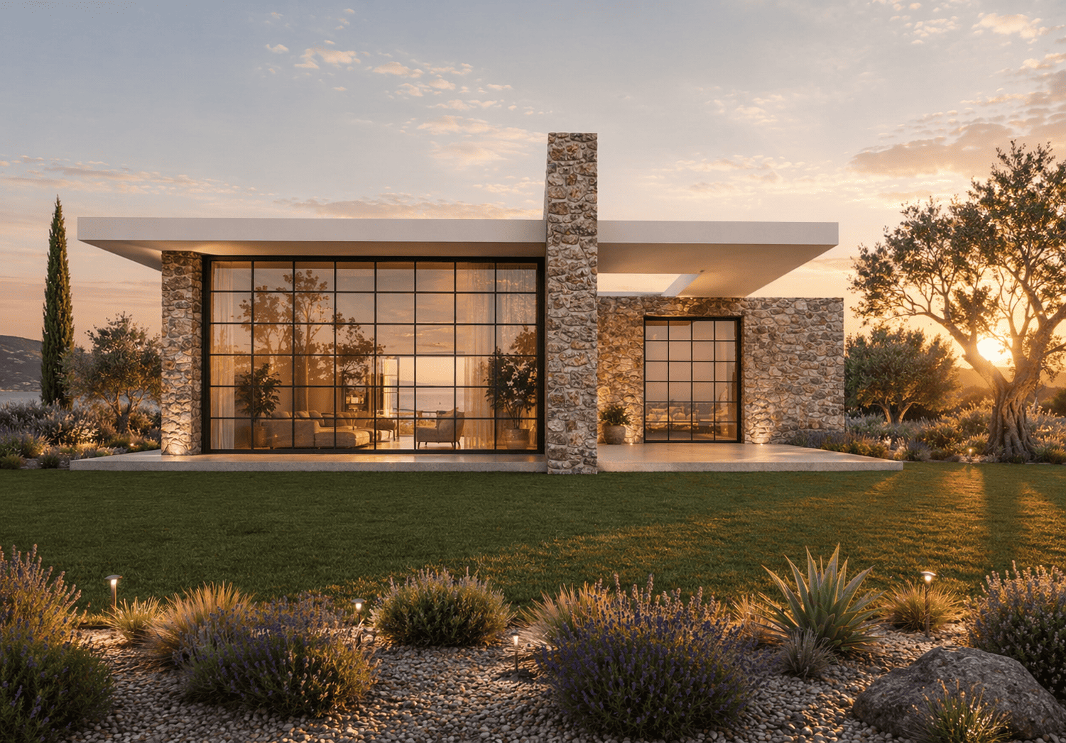 Villa BY 12
Type de projet: Construction neuves 
Localisation: Vence 
Surface: 250 m2 
Terrain: 2600 m2