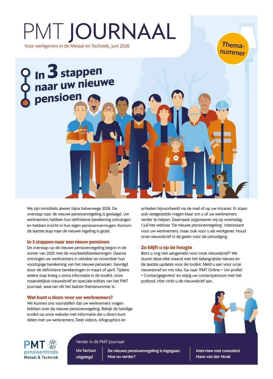 PMT Journaal 2026 — editie werkgevers · magazineopmaak