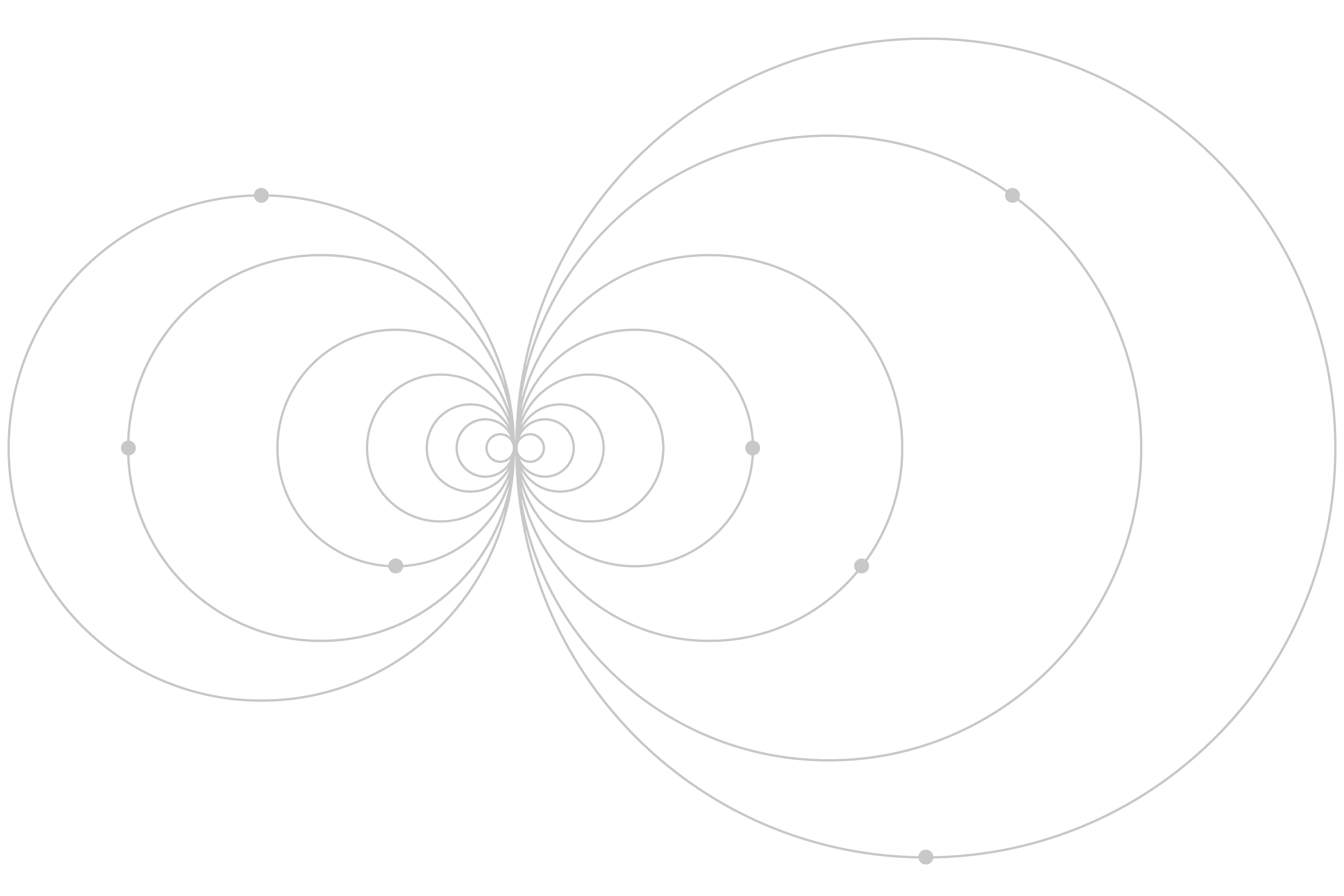 Graphic device of Our purpose, an atomic nucleus representing "knowledge creation" and "knowledge transfer". The electrons orbiting represent our Services. Made by Indigenous Design and Photography Ltd.