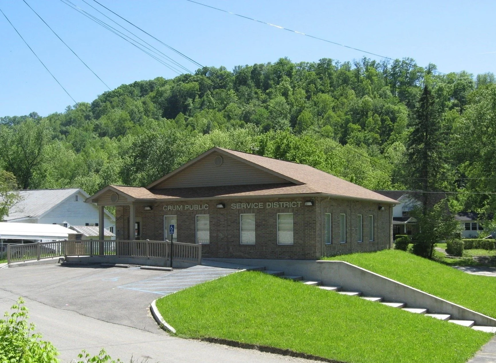 Exterior view of Crum Public Service District project in Crum, WV