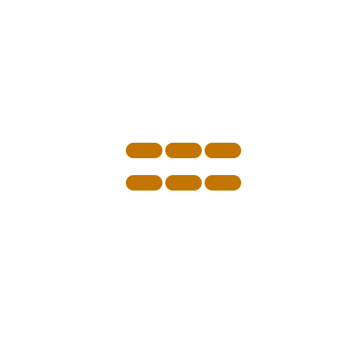 Icon of a building with a garage door and four shelves or windows.