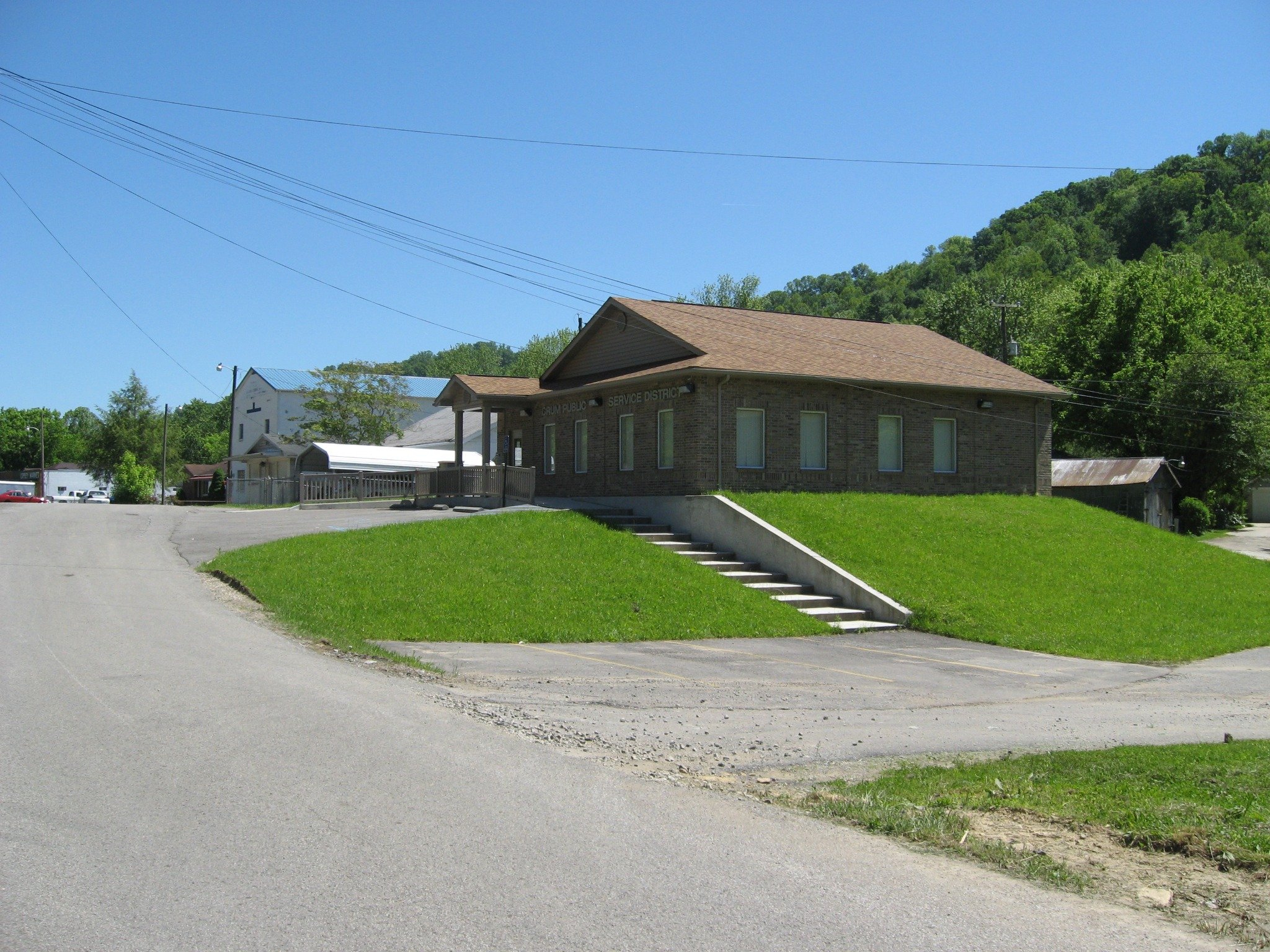 Exterior view of Crum Public Service District project in Crum, WV
