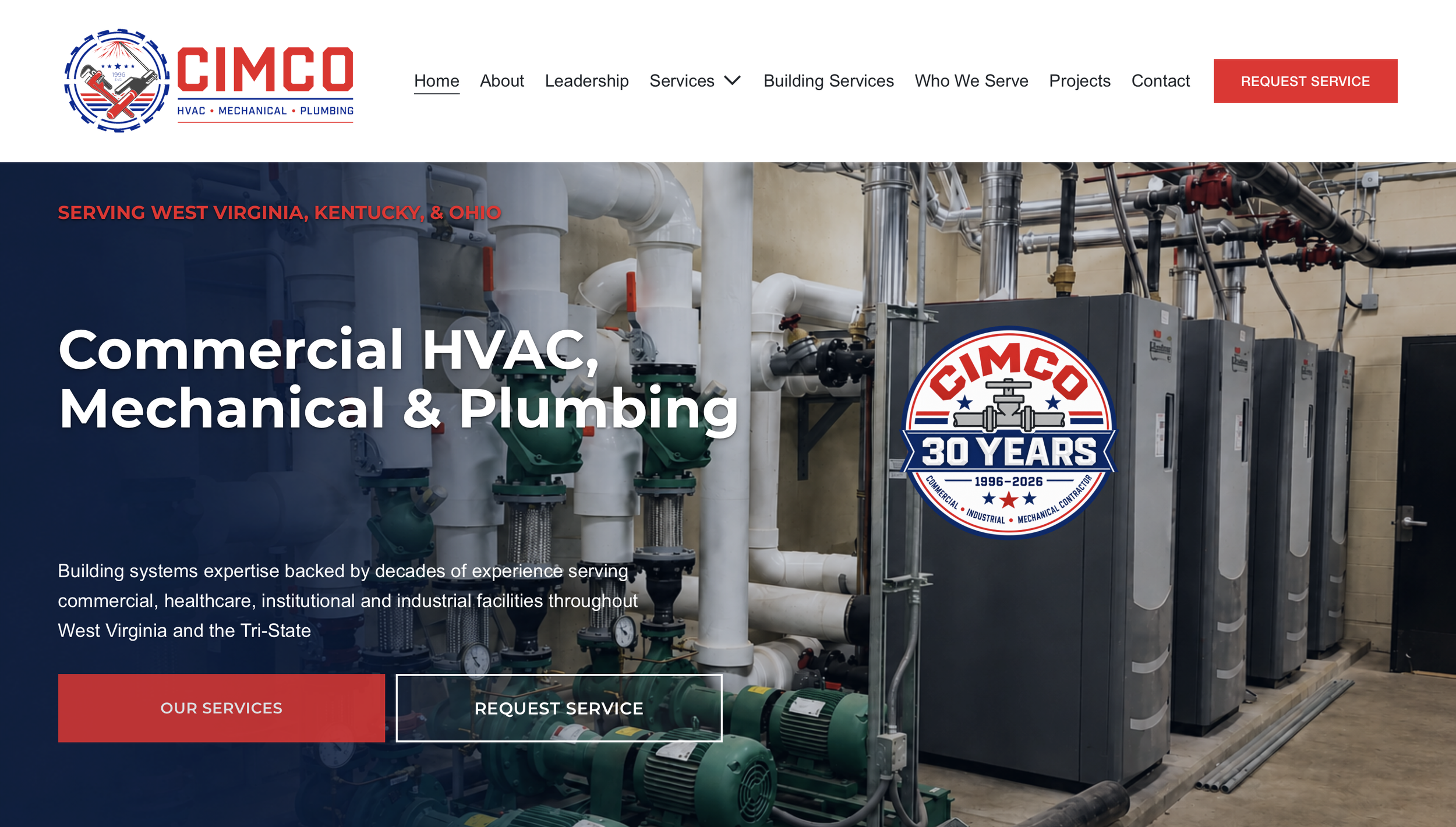 CIMCO Inc. Website Development Screenshot