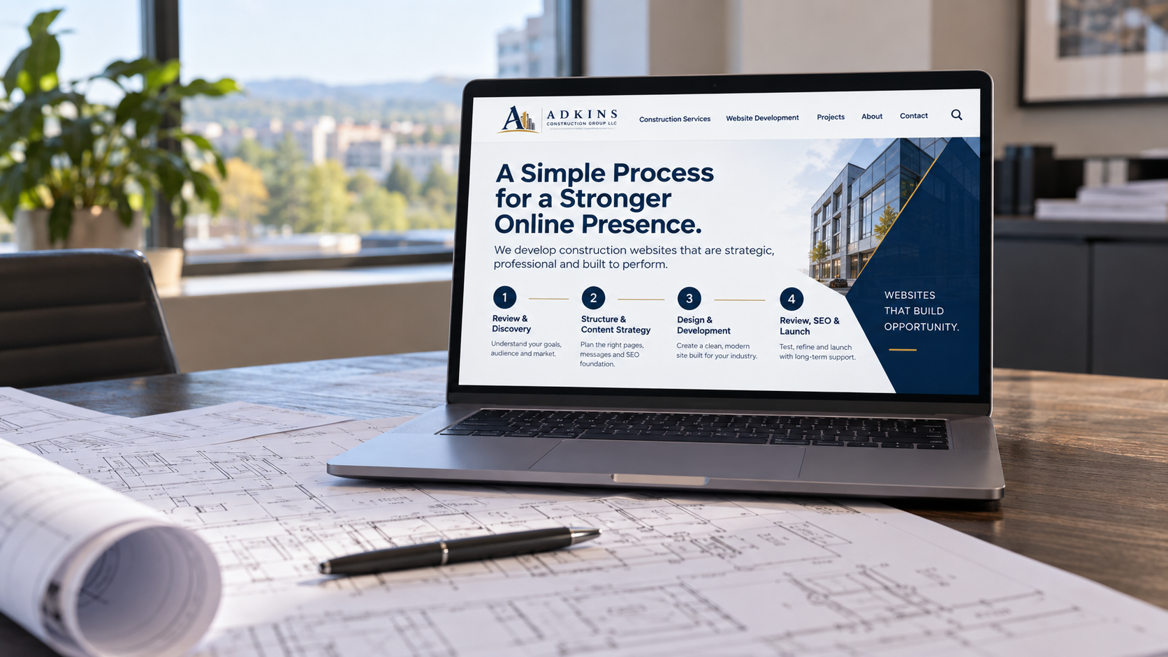 How We Develop Construction Websites