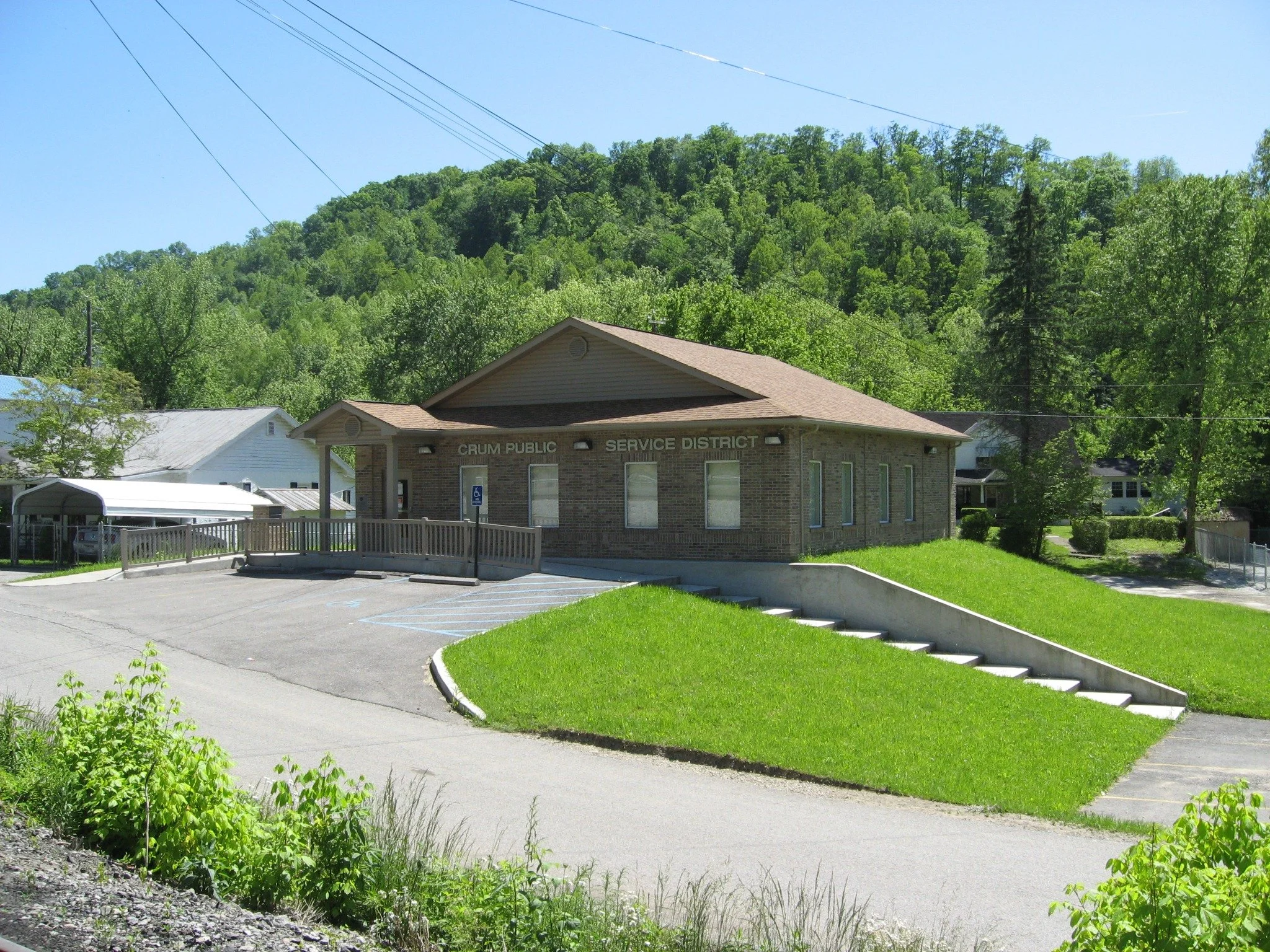 Exterior view of Crum Public Service District project in Crum, WV