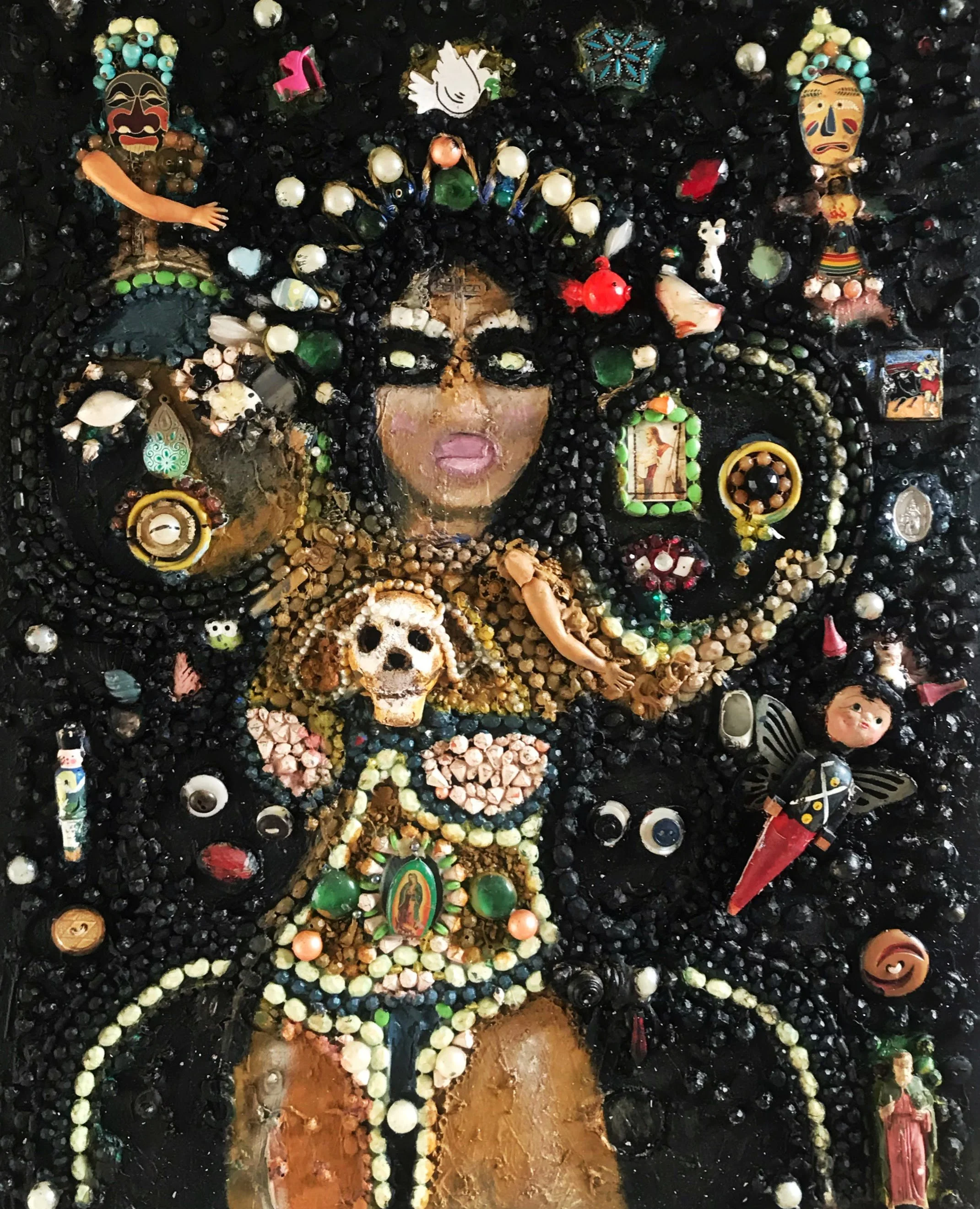 Untitled, mixed media on canvas, 2015