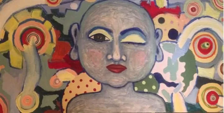 Untitled, acrylic on canvas, 3'x5', 2016
