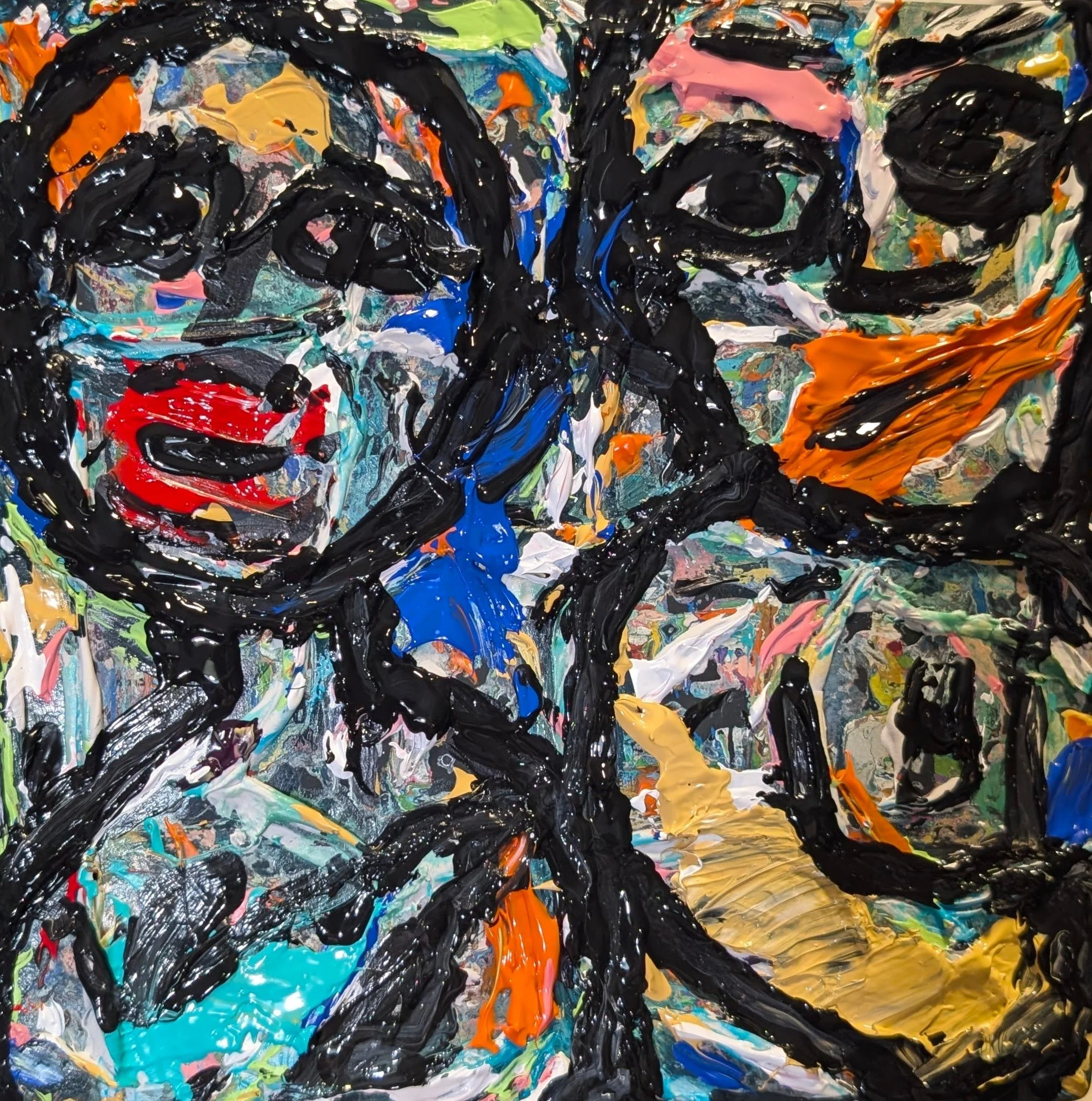 I Got You, acrylic on wood, 2026