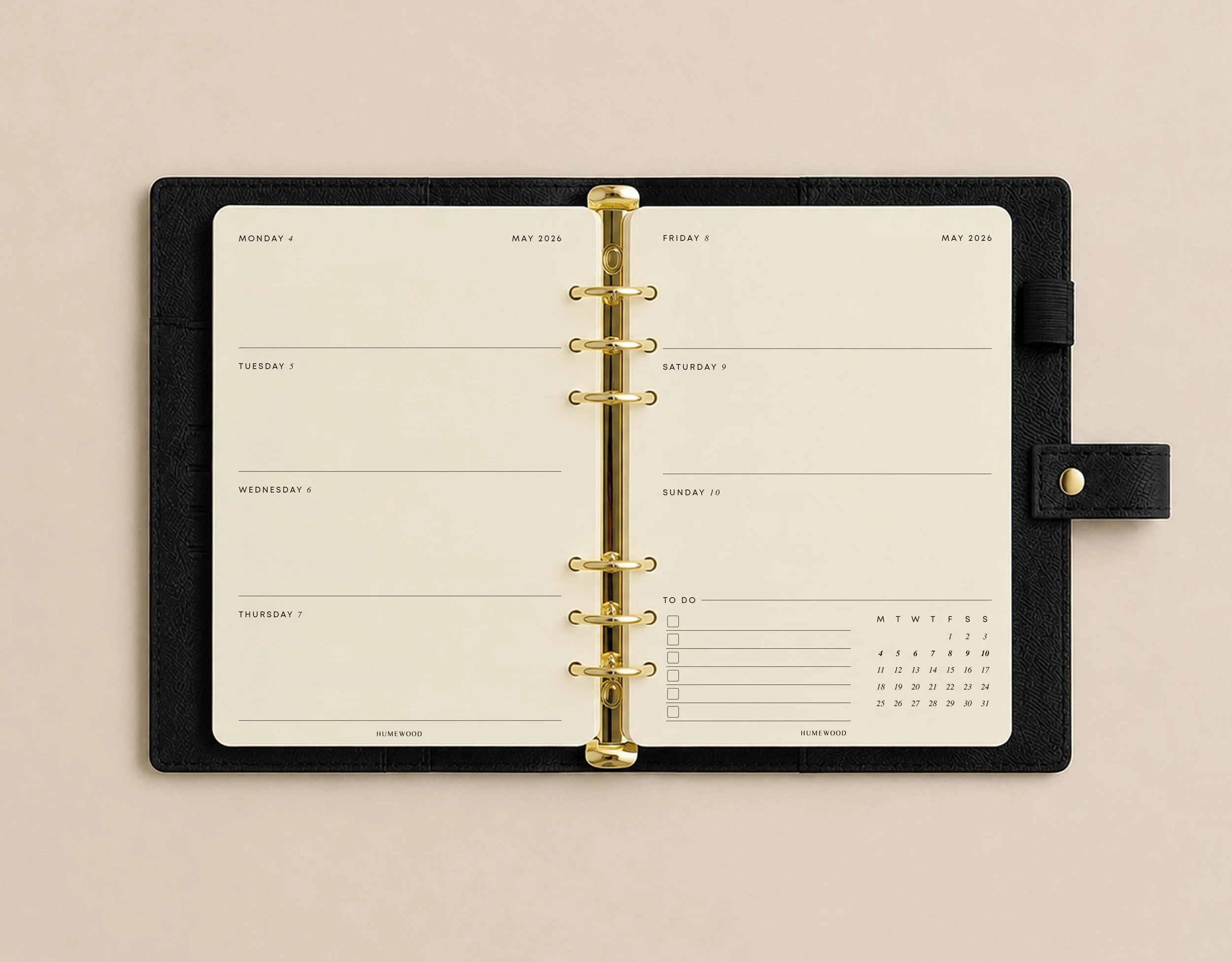 HUMEWOOD INSERT WEEKLY DIARY OPEN PAGE .jpg