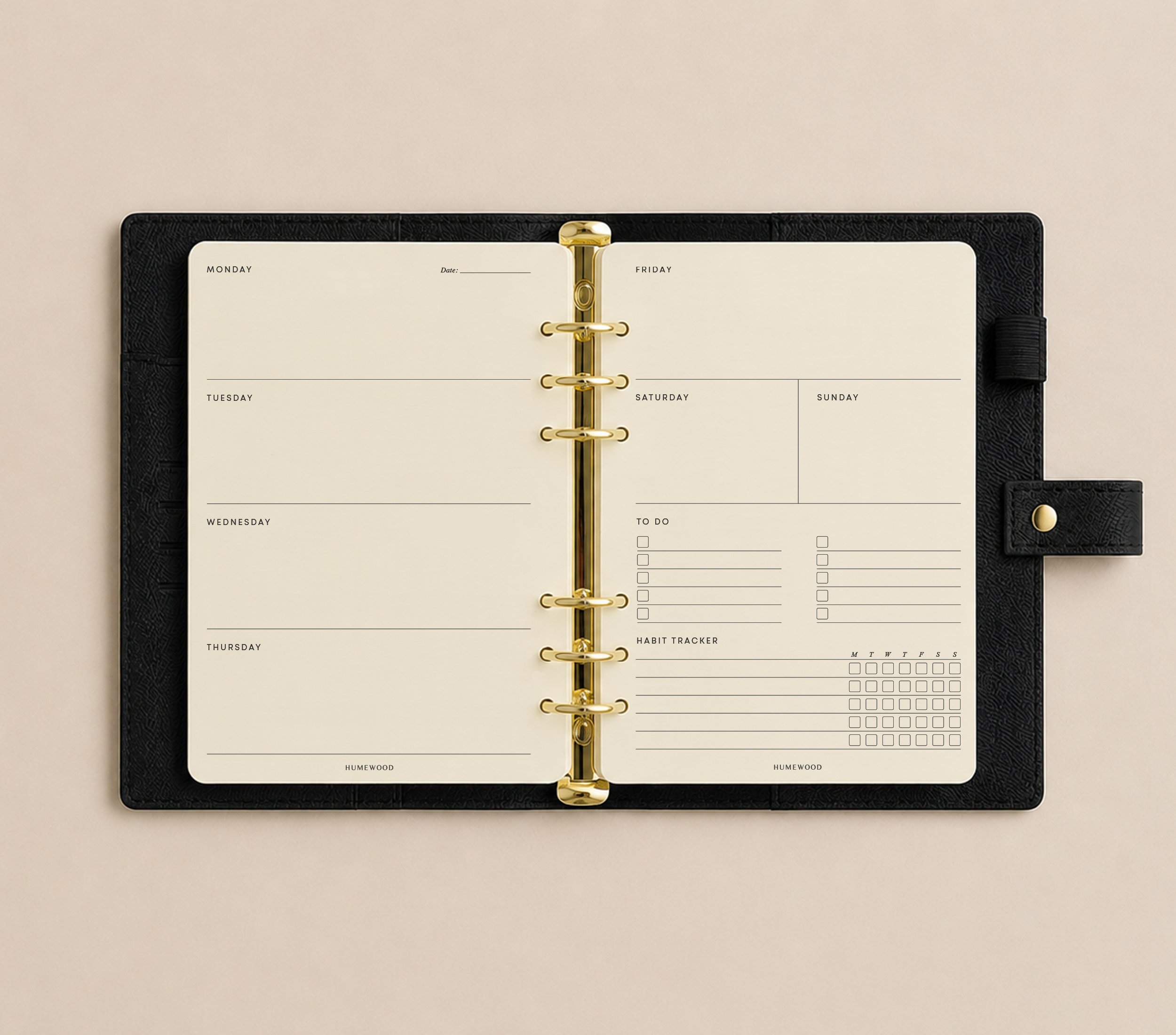 HUMEWOOD A5 INSERT UNDATED WEEKLY PLANNER.jpg