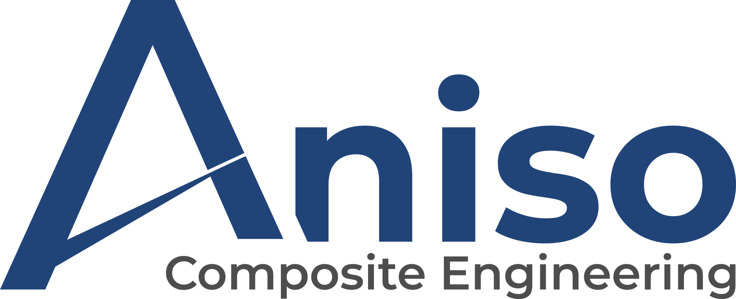 Aniso Composite Engineering logo in dark blue showing the company name in bold letters.