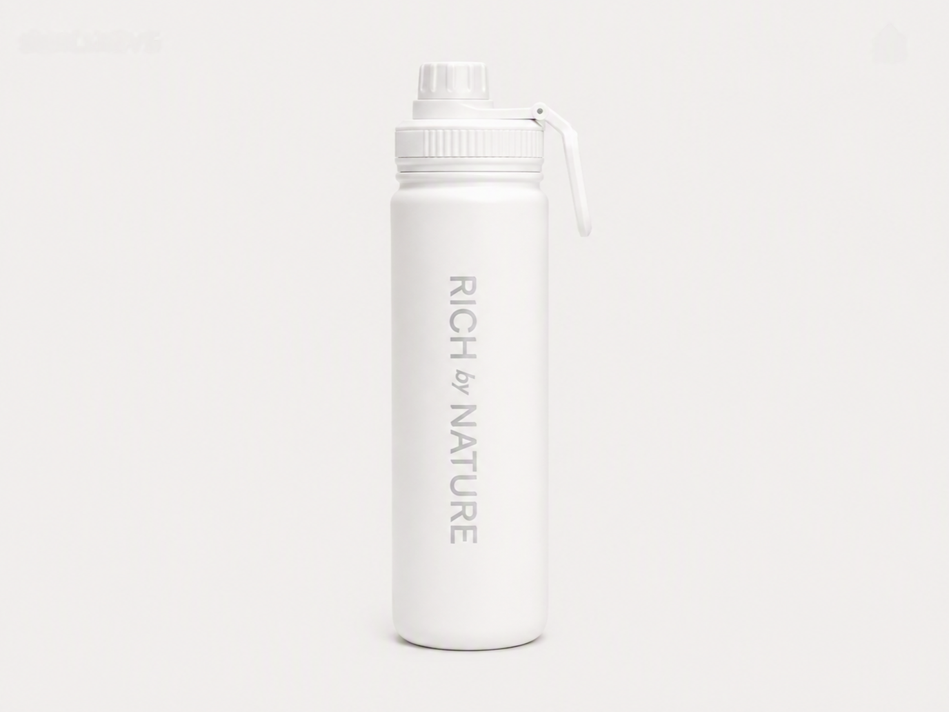 Rich by Nature Stainless Steel Bottle Black