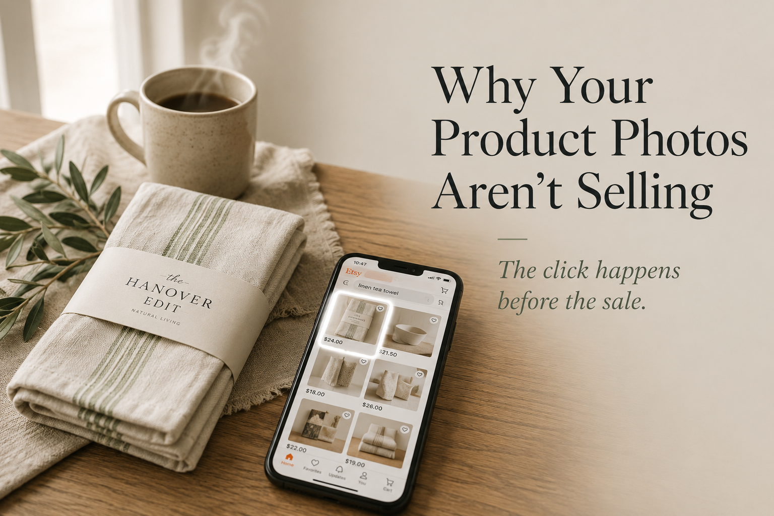 Why Your Product Photos Aren't Selling