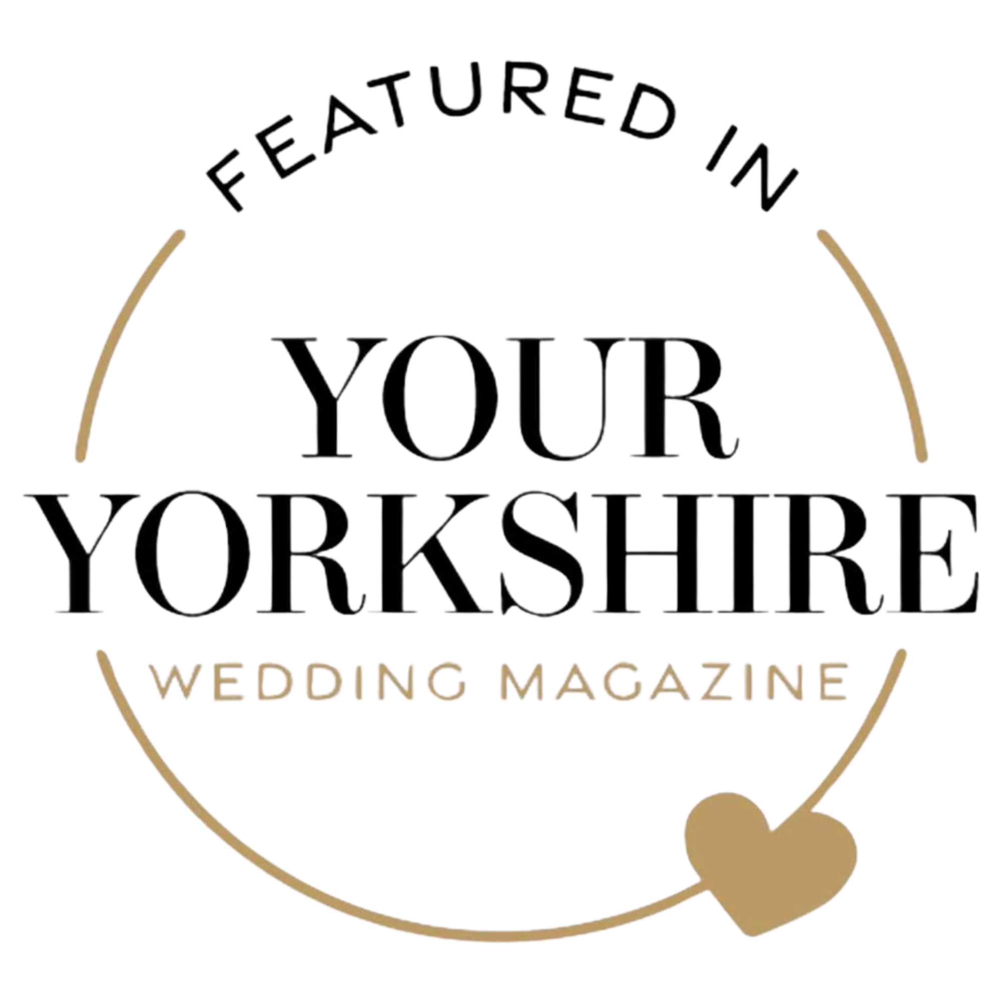 Featured in Your Yorkshire Wwdding Magazine Circle Logo - Linked to website