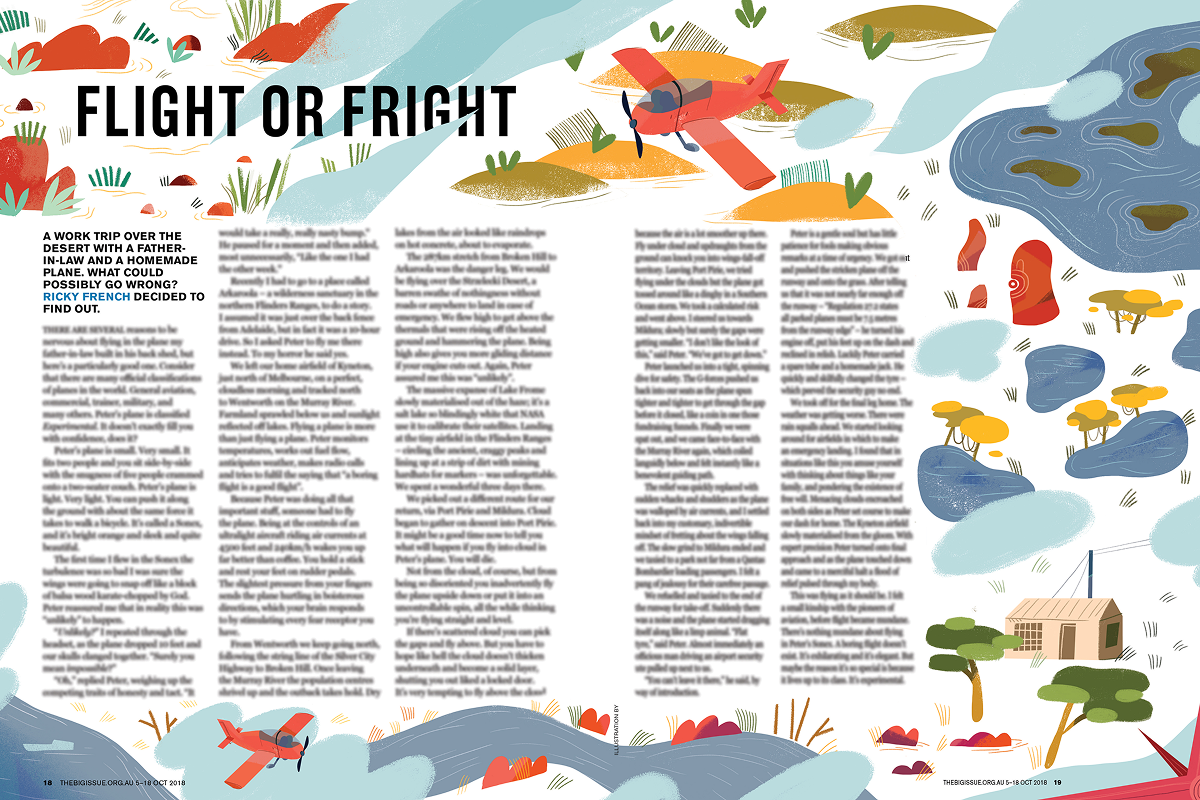 Marie Gosselin_artiste_illustratrice_Flight or fright.png