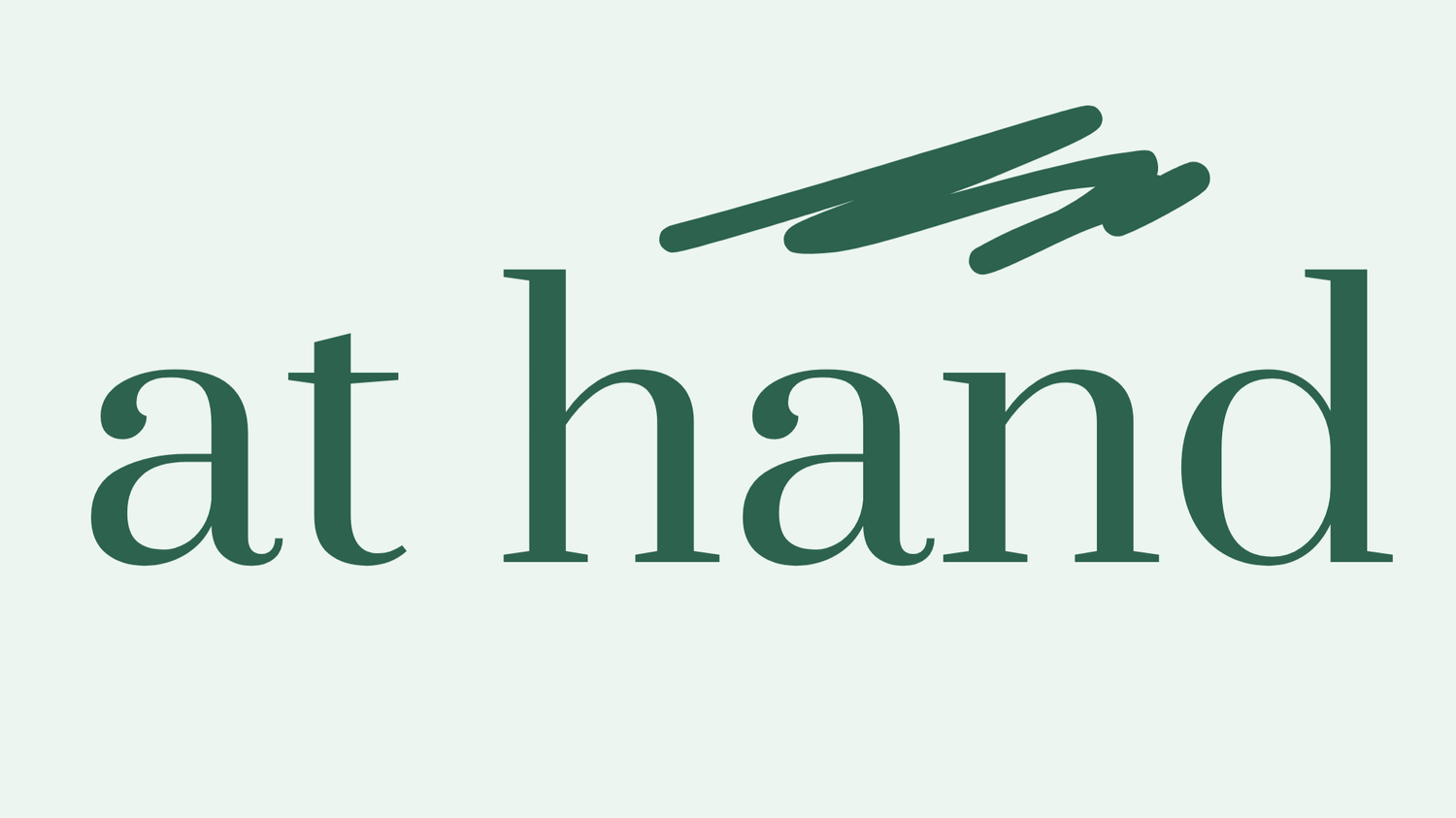at hand 